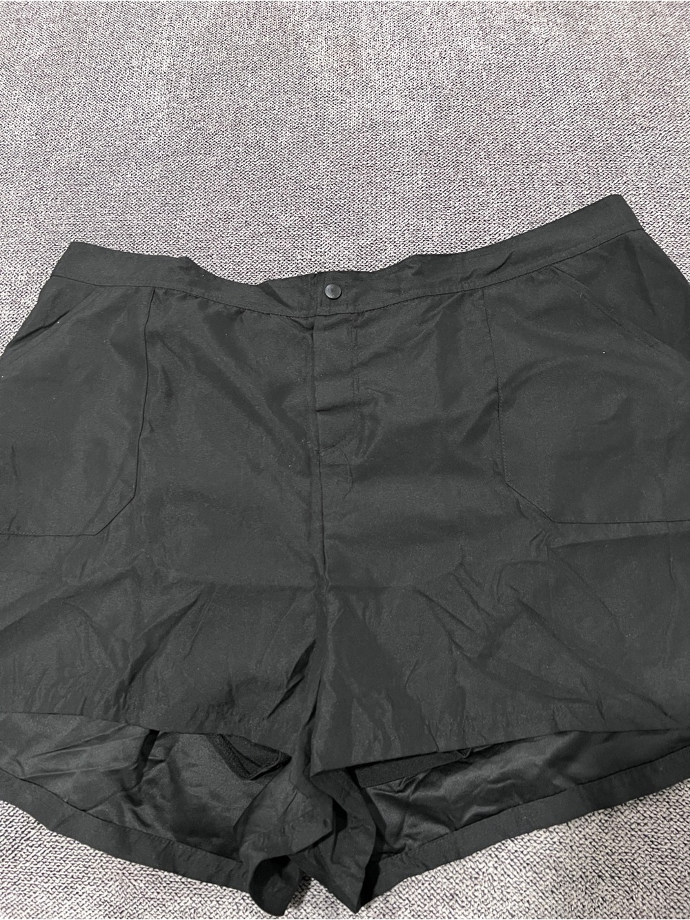 Black Women’s Casual Pocket Swim Shorts